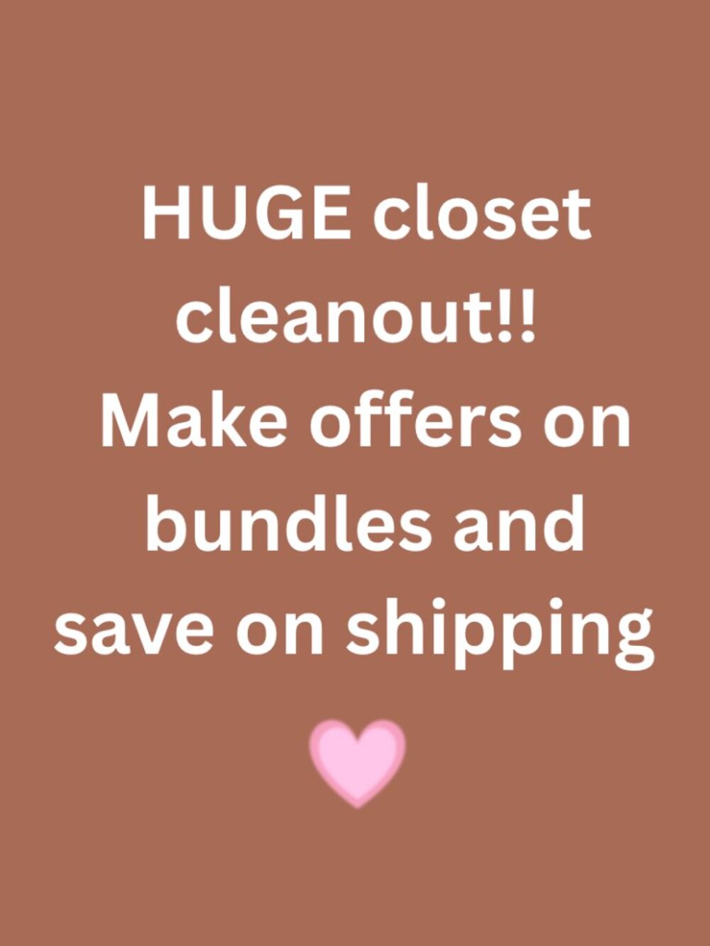Huge Closet Cleanout!!